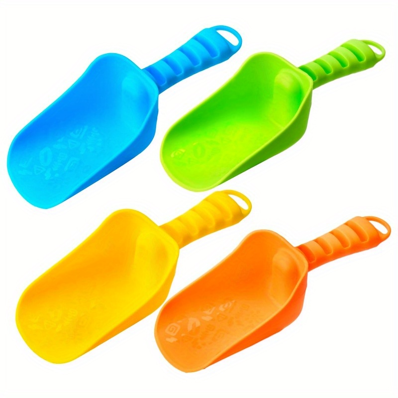 Kids Outdoor Sandbox - Joyfy 4 Packs Beach Sand Shovels