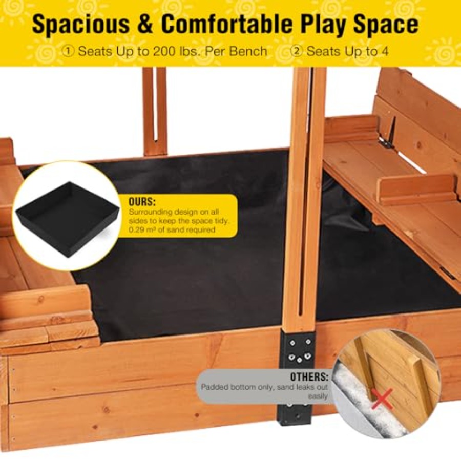 Outdoor sand table for kids ag - Kids Outdoor Bench Table recension och pris