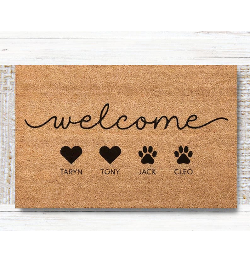 Custom Family Doormat Custom P - Kids Outdoor Gift Ideas recension och pris