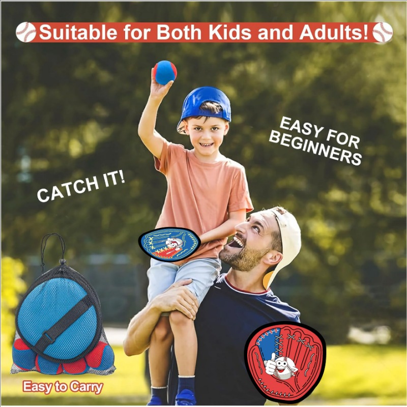 Toss and Catch Ball Set Outdoo - Kids Outdoor Easter Toys recension och pris