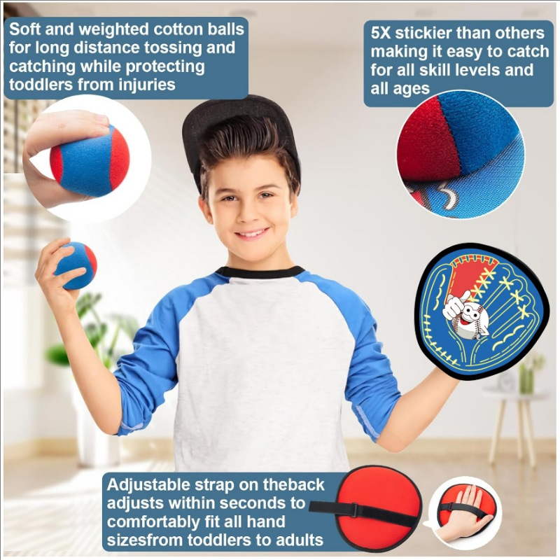 Toss and Catch Ball Set Outdoo - Kids Outdoor Easter Toys recension och pris
