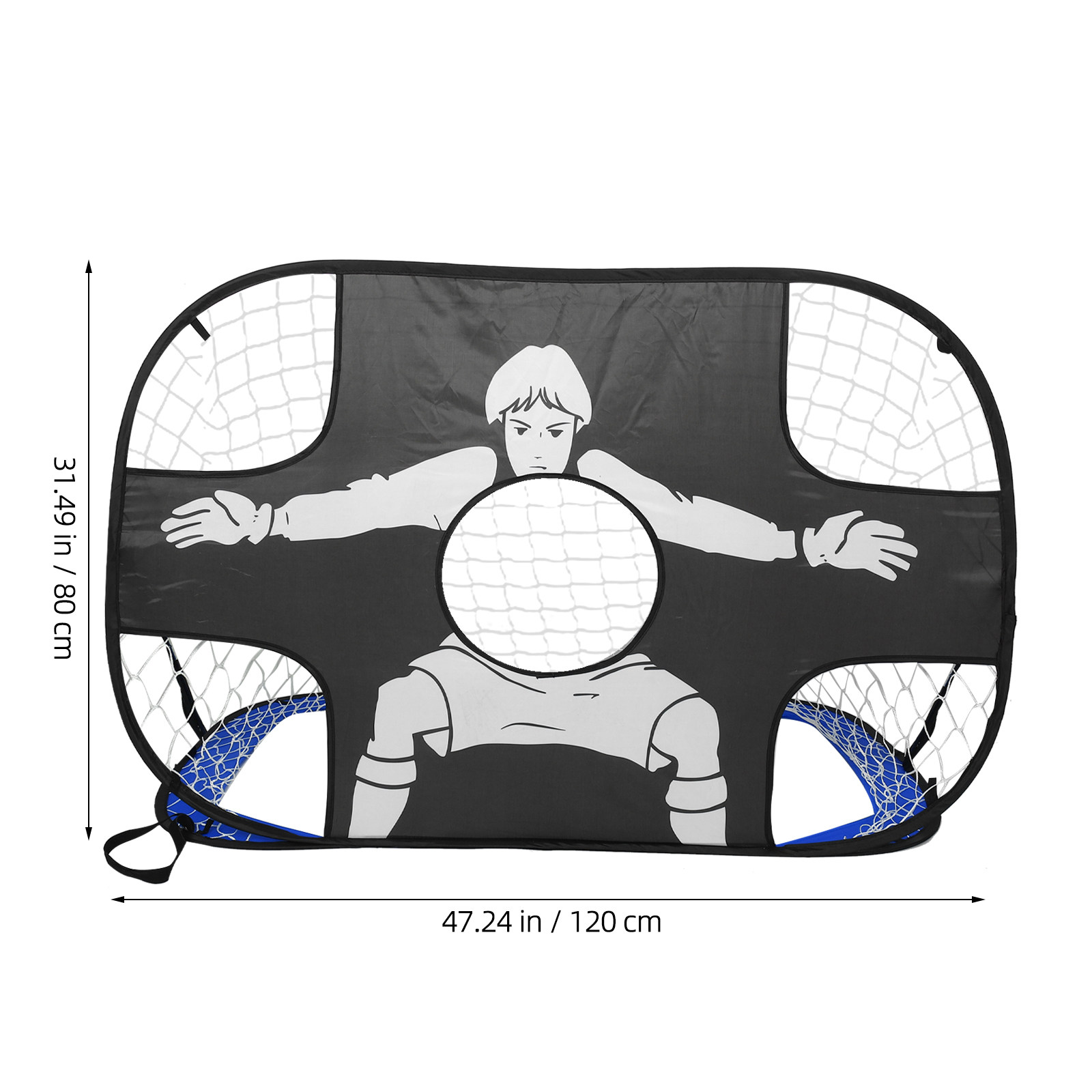 Foldable Portable Soccer Goal  - Kids Outdoor Net recension och pris