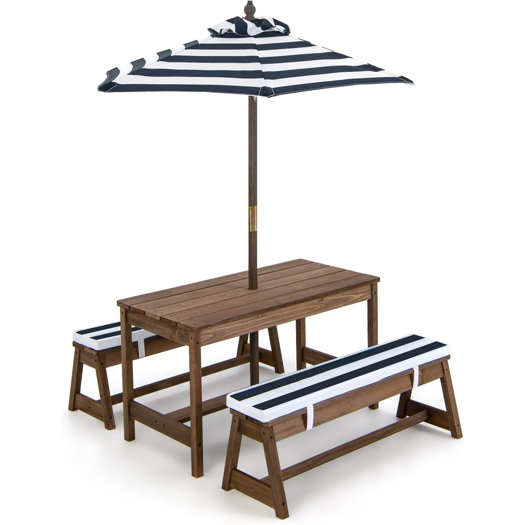 Kids Picnic Table with Umbrell - Kids Outdoor Bench Table recension och pris