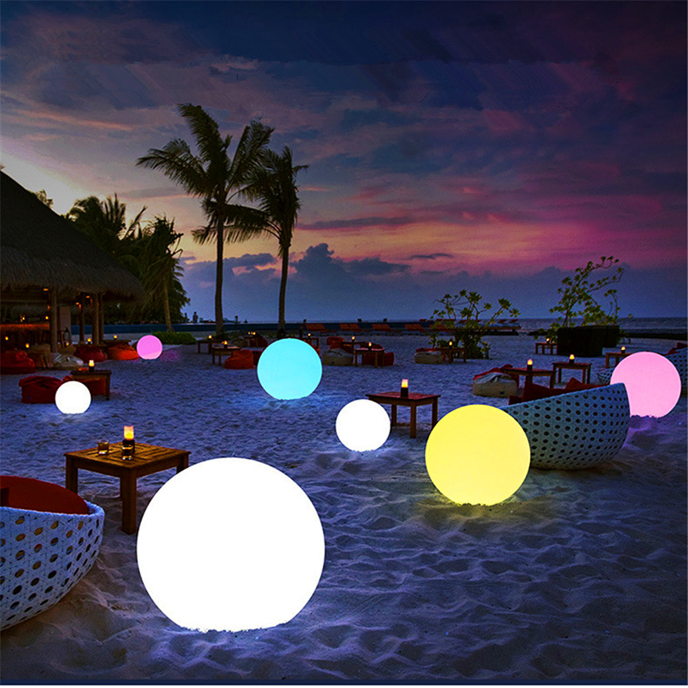 Rechargeable LED Glowing Ball  - Kids Outdoor Decor recension och pris