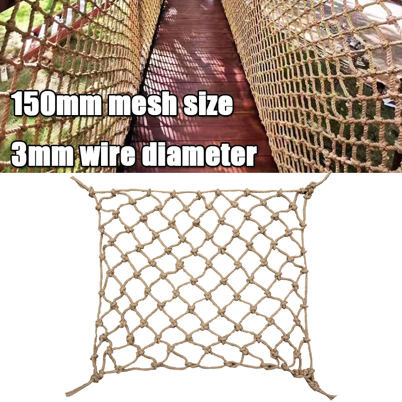 1Pc Retro Hemp Rope Net Perfec - Kids Outdoor Net recension och pris