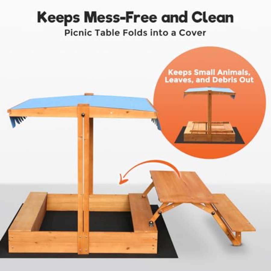 Backyard outdoor kids wooden s - Kids Outdoor Bench Table recension och pris