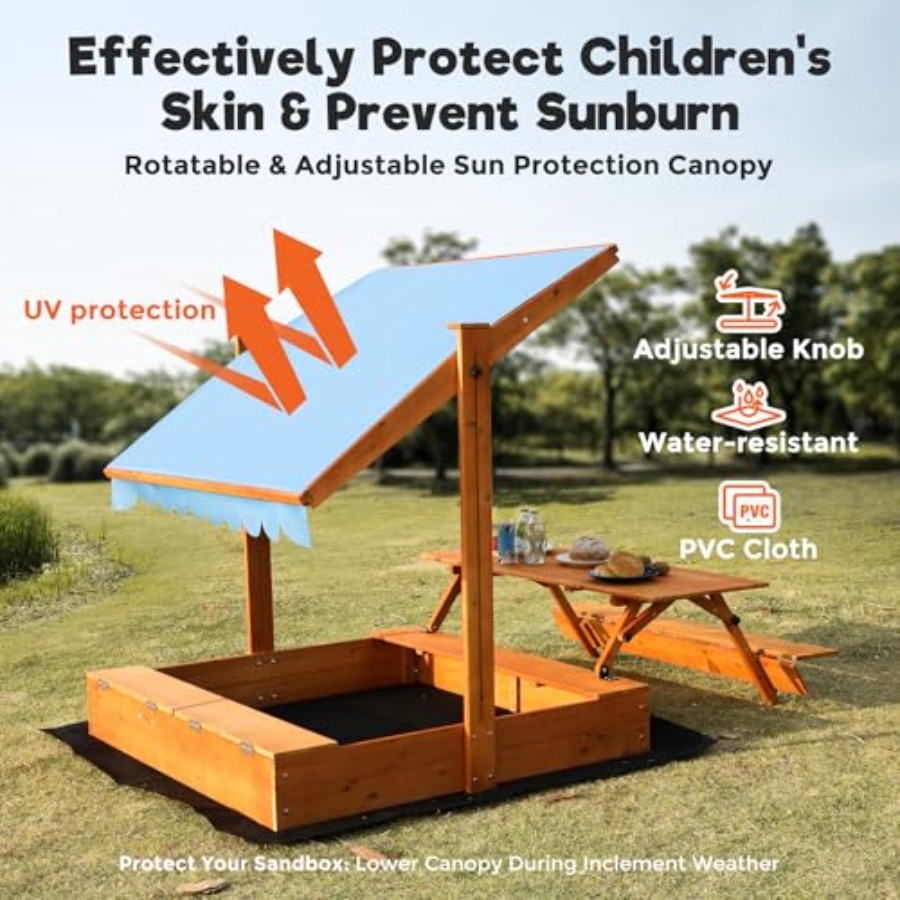 Backyard outdoor kids wooden s - Kids Outdoor Bench Table recension och pris