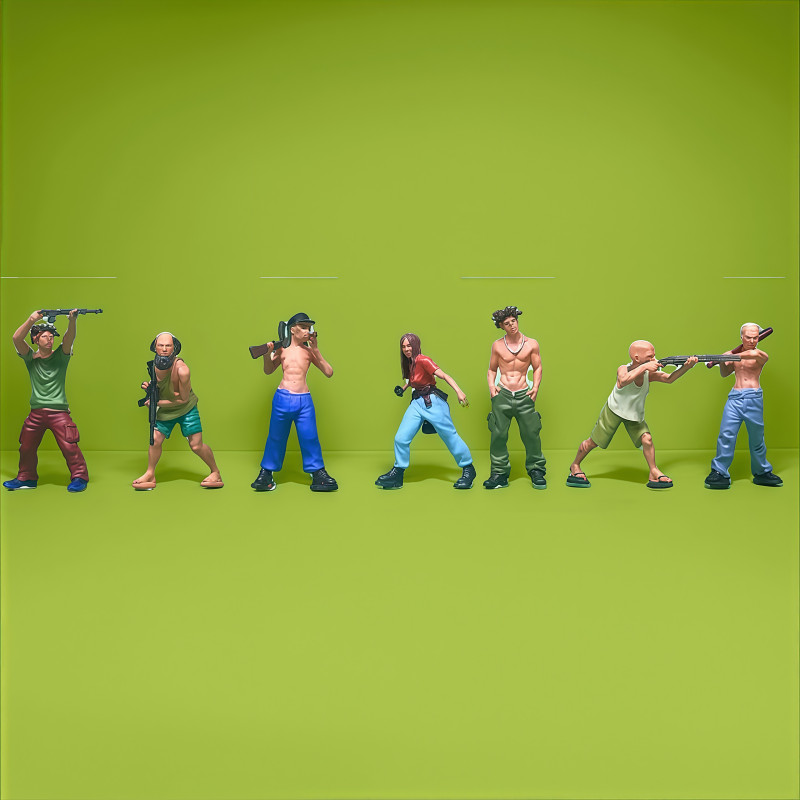 Diorama 1/64 Gang Member Robbe - Kids Outdoor Sandbox recension och pris