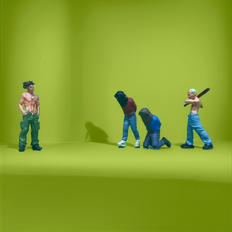 Diorama 1/64 Gang Member Robbe - Kids Outdoor Sandbox recension och pris