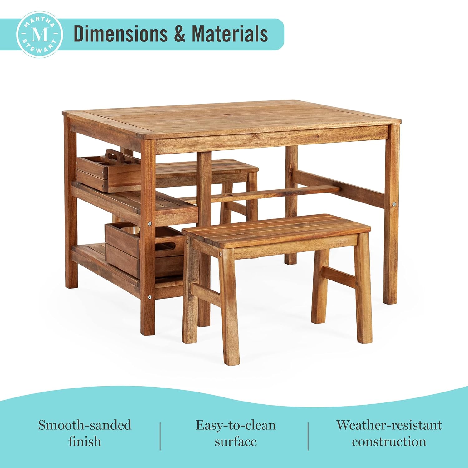 Kids Outdoor Craft Table and 2 - Kids Outdoor Bench Table recension och pris