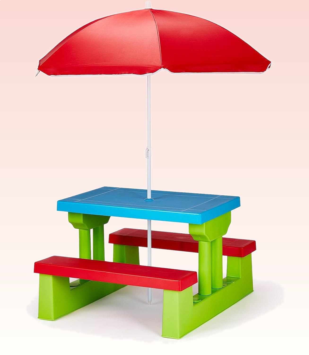 JOYMOR Kids Picnic Table with  - Kids Outdoor Bench Table recension och pris