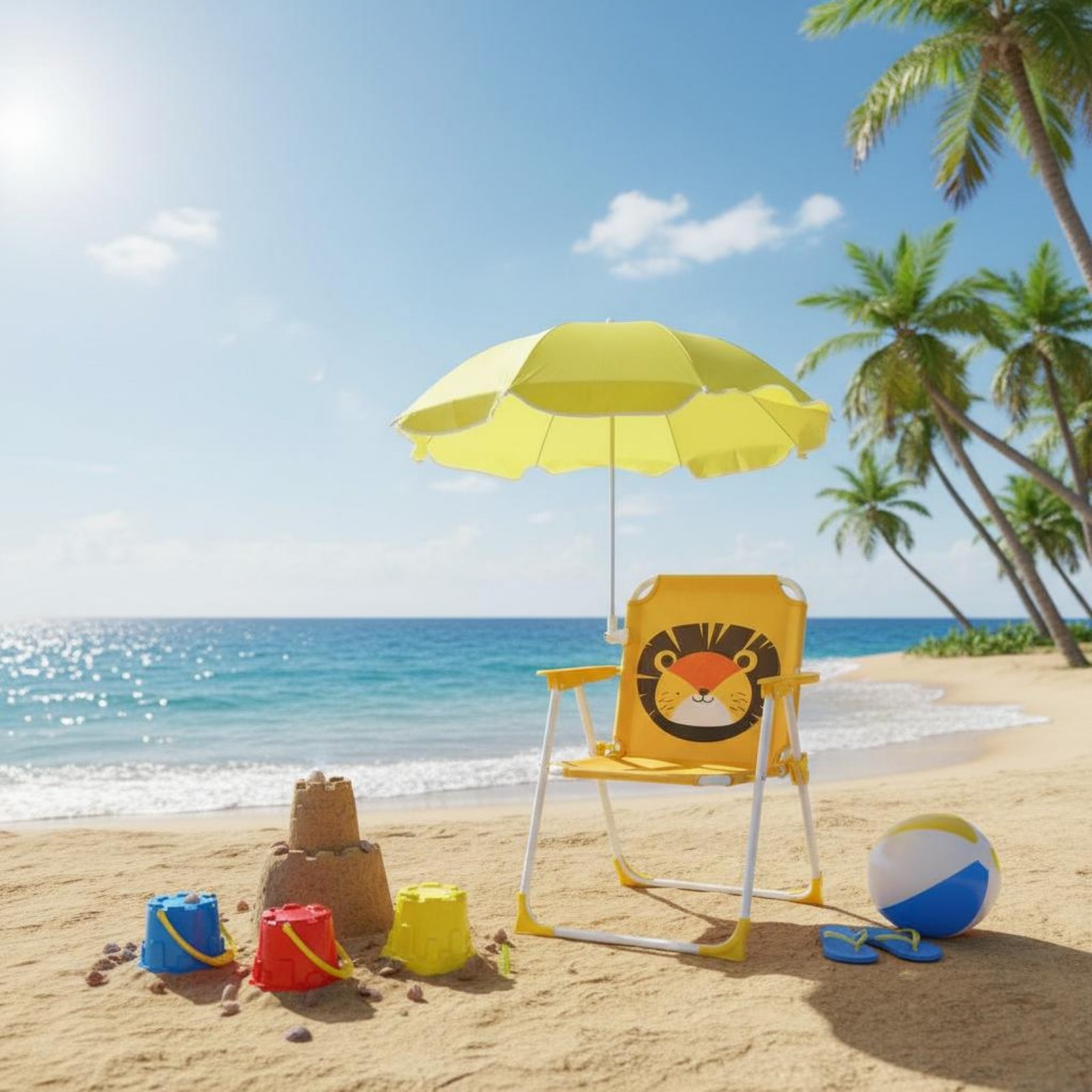 Kids Beach Chair with Umbrella - Kids Outdoor Umbrella recension och pris
