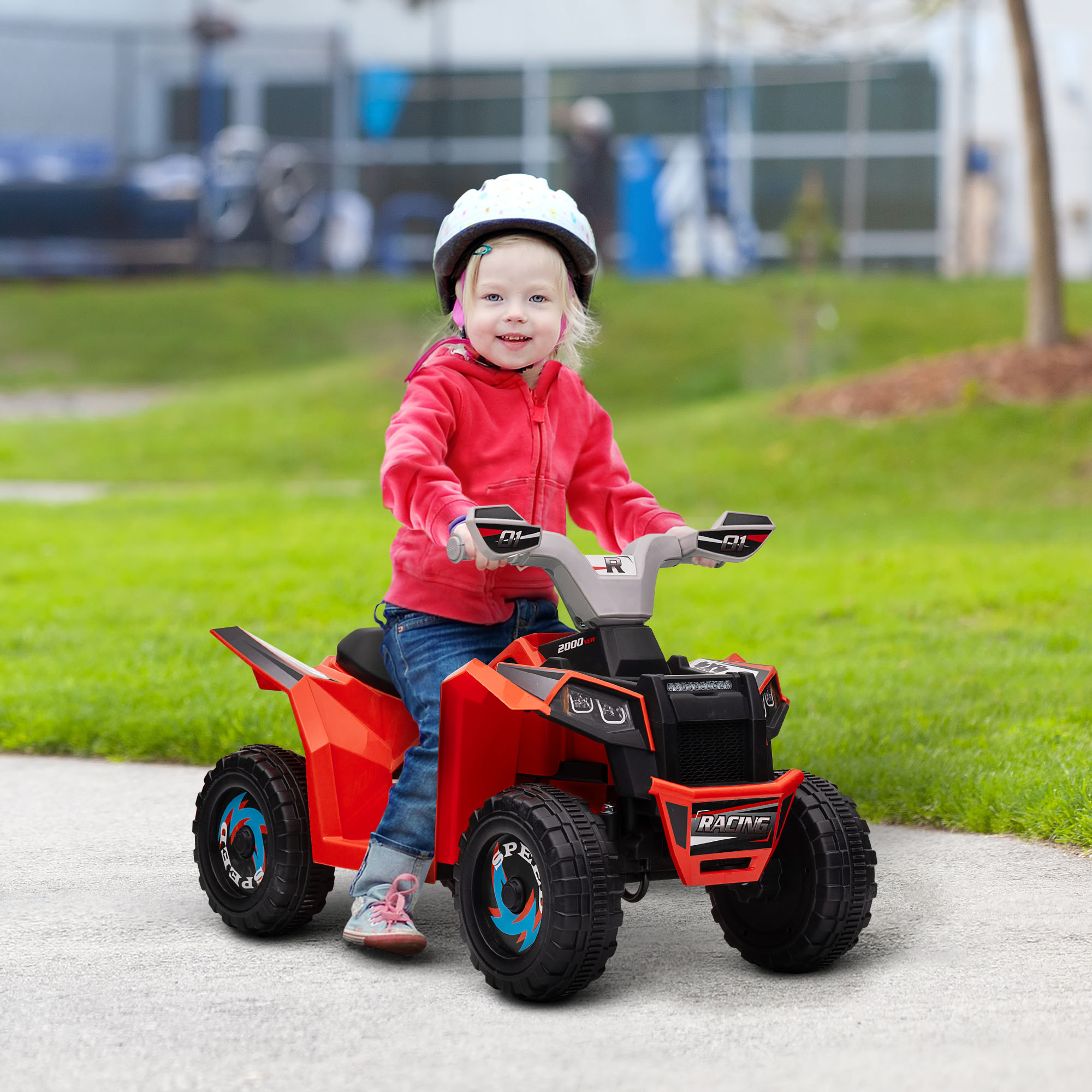 Car 6V with Kids Durable Desig - Kids Outdoor Play Yard recension och pris