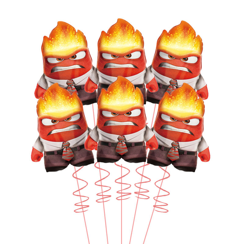 6pcs Hot Inside Out2 Balloons  - Kids Outdoor Easter Toys recension och pris