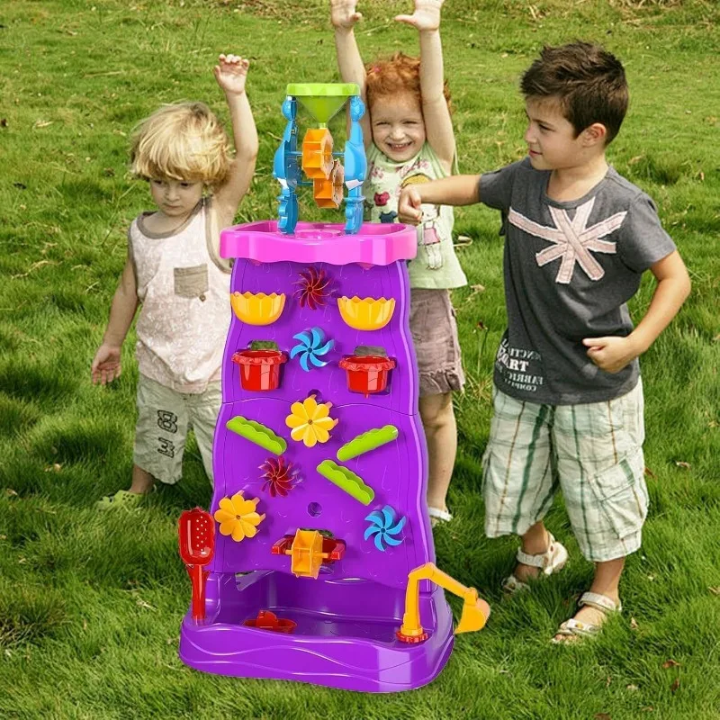 Water Table for Kids Double-Si - Kids Outdoor Learning Activities recension och pris