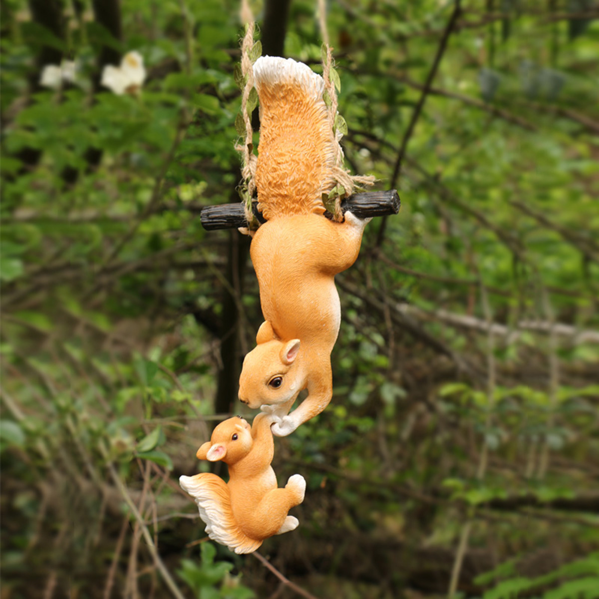 Mother Child Squirrel Resin Ha - Kids Outdoor Decor recension och pris