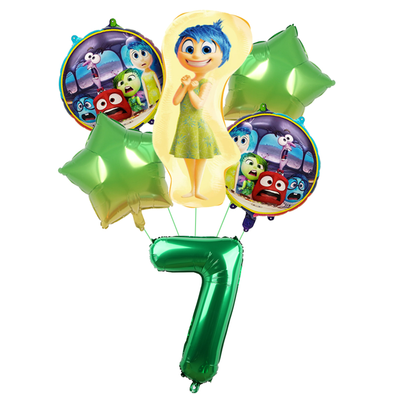6pcs New Inside Out2 Balloons  - Kids Outdoor Easter Toys recension och pris
