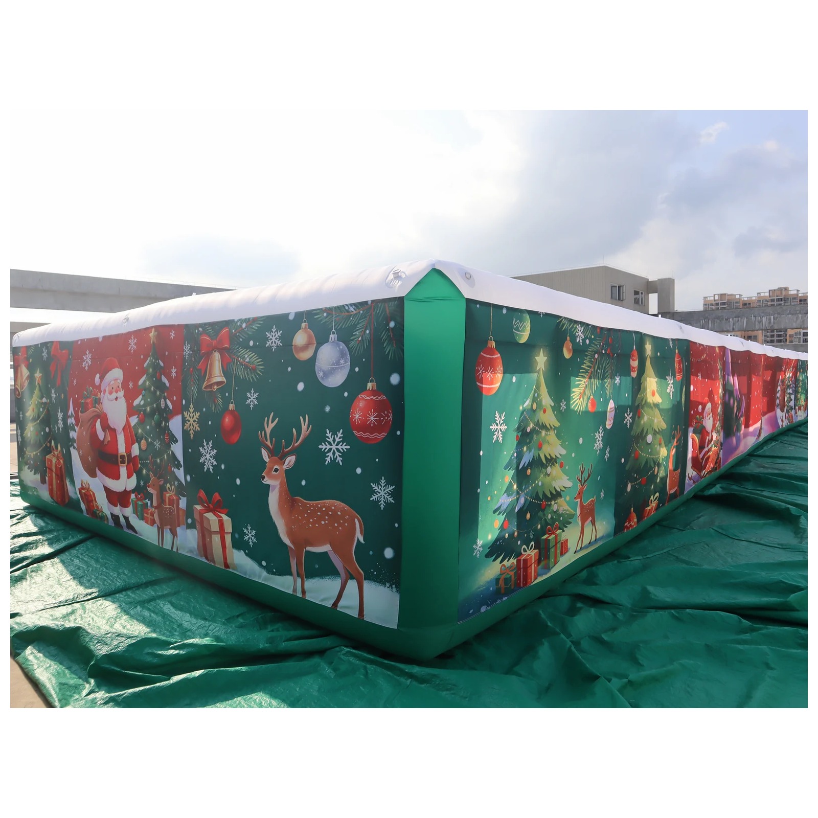 Commercial Long Inflatable Maz - Kids Outdoor Party Venue recension och pris