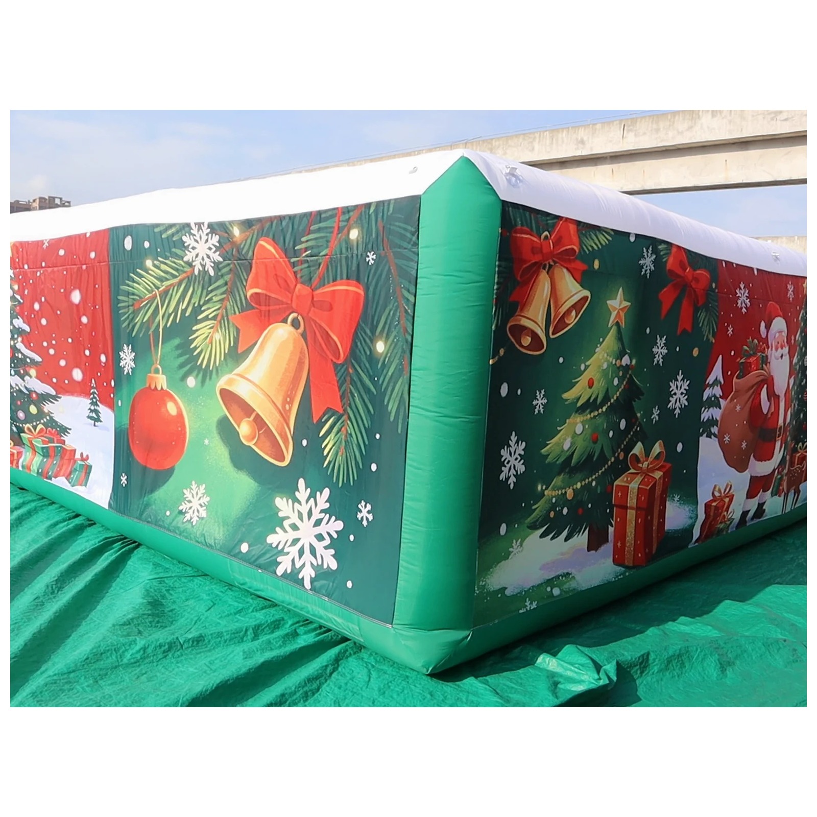 Commercial Long Inflatable Maz - Kids Outdoor Party Venue recension och pris
