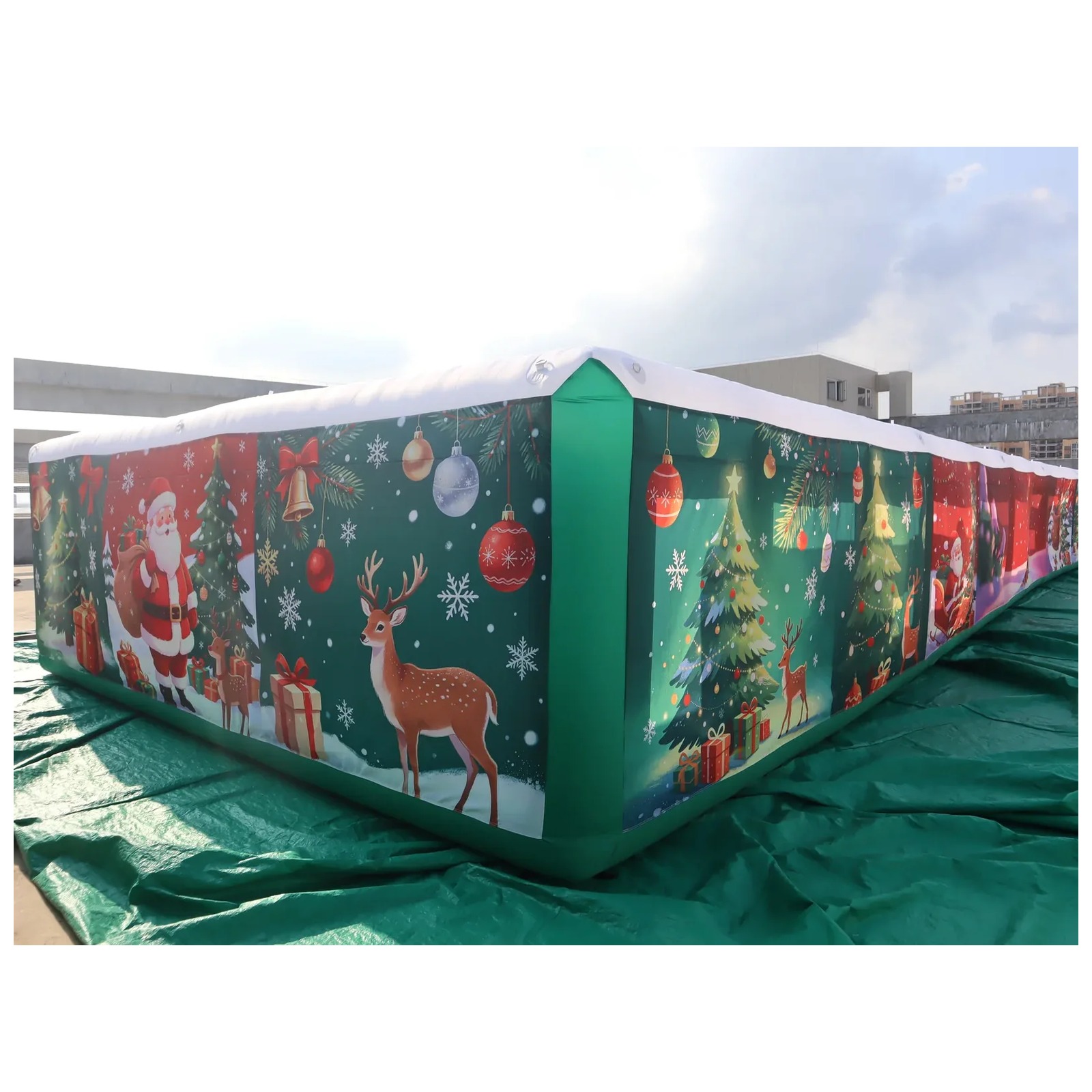Commercial Long Inflatable Maz - Kids Outdoor Party Venue recension och pris