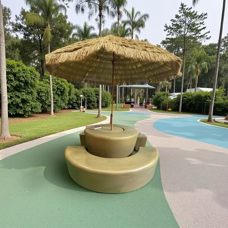 Modern Outdoor Round Table and - Kids Outdoor Bench Table recension och pris