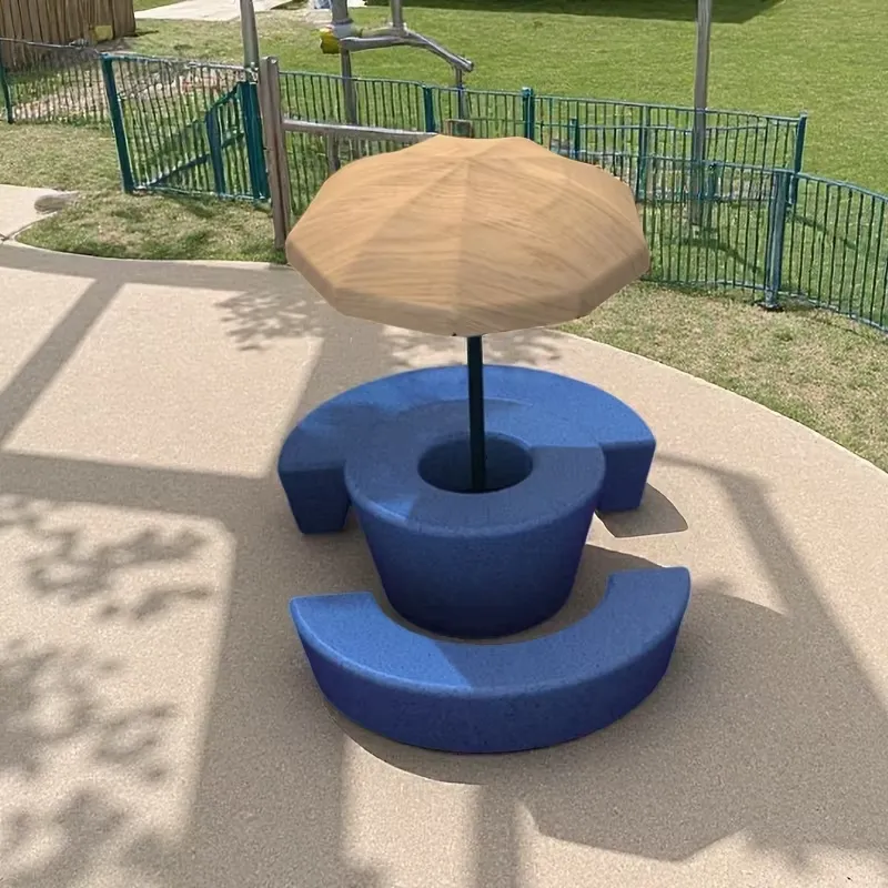 Modern Outdoor Round Table and - Kids Outdoor Bench Table recension och pris