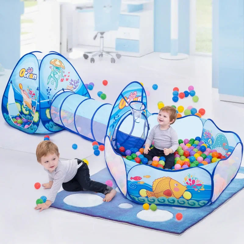 Portable Children Ball Pool Te - Kids Outdoor Tunnel recension och pris