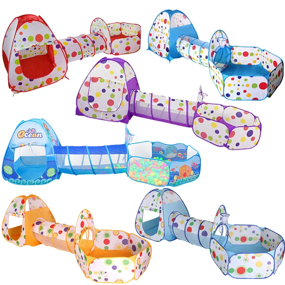 Portable Children Ball Pool Te - Kids Outdoor Tunnel recension och pris