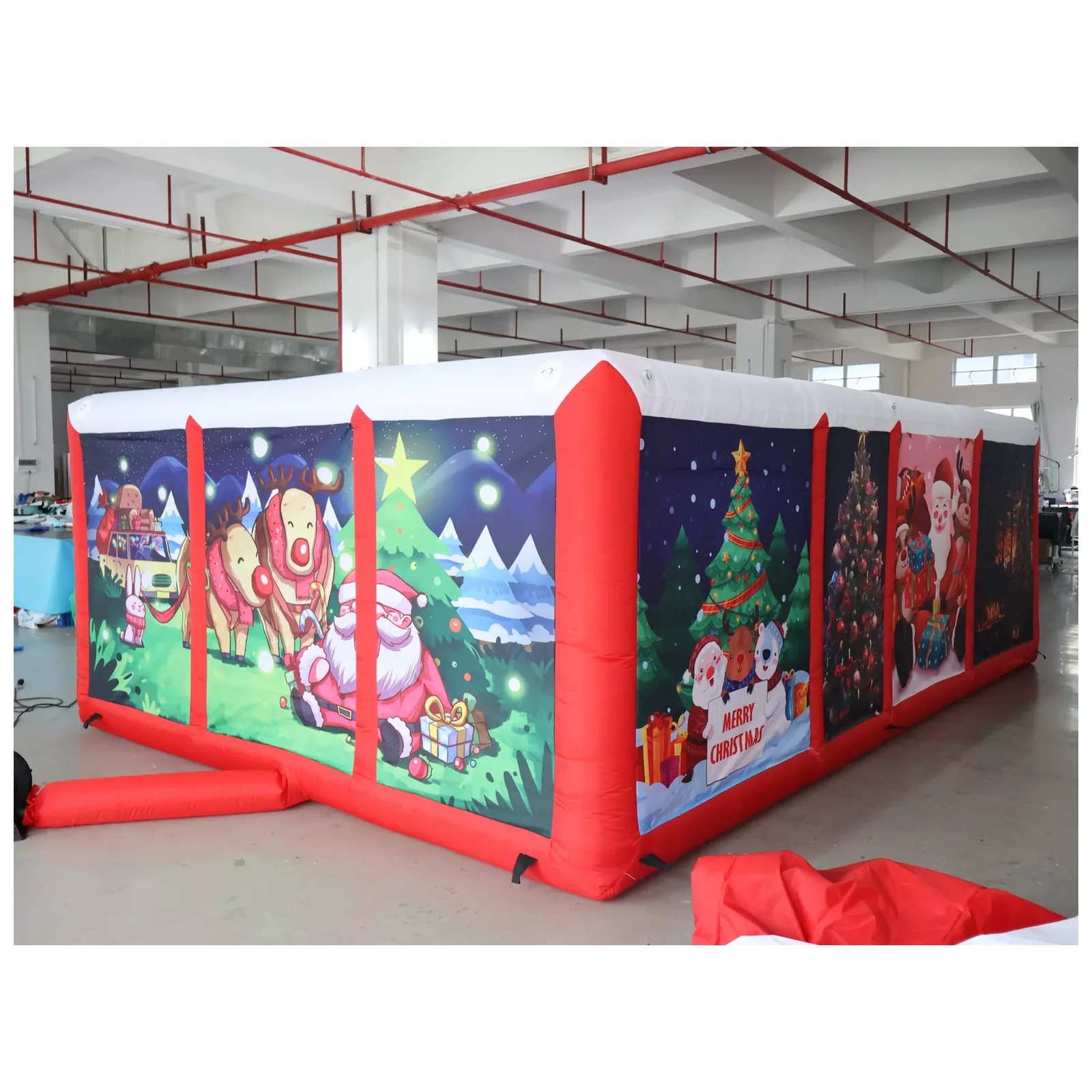 Outdoor Red Covered Inflatable - Kids Outdoor Party Venue recension och pris