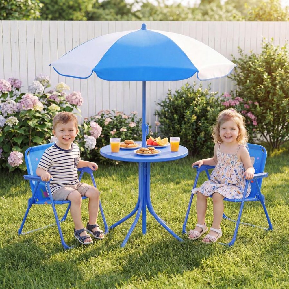 Childrens Picnic Table Outdoor - Kids Outdoor Umbrella recension och pris